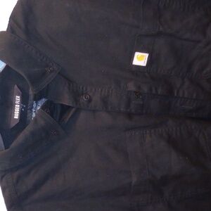 Men's  Carhartt xl black long sleeve rugged flex shirt